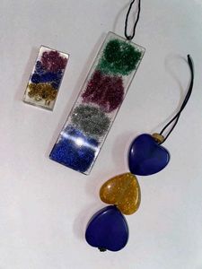 Sparkling Glitter Heart Charms &amp; Pendants