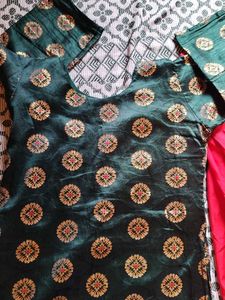 Art Silk Suit with dupatta