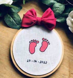 Customisable Baby Birthday Hoop