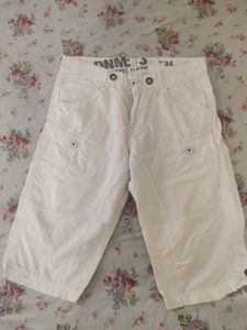 Imported White Capri Pant