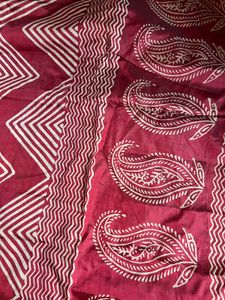 Red Pure Silk Saree