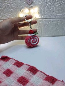 Handmade Crocheted Candy Charm 🧿