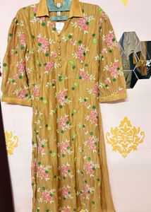 Beautiful Floral Print Maxi Dress