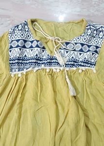 Boho Tunic Top with Tassels
