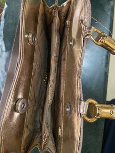 Silver Clutch with Butterfly Detail
