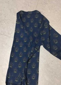 Stylish Blue Printed Kurta