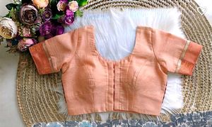 Elegant Peach Blouse🏵️