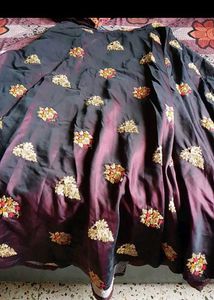 Embroidered Silk Blend Lehenga