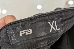 thrifted vintage y2k black denim shorts