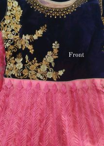 NET EMBROIDERED ETHINIC GOWN
