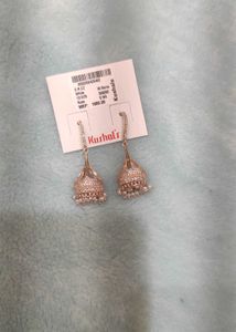 Kushal brand rose gold Jumka Totally new