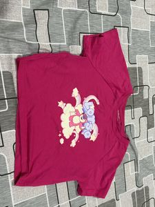 Pink  Crop Top