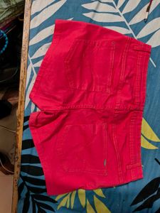 Women’s Pink Denim Shorts – Trendy &amp; Comfortable