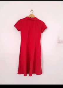 (Allen Solly junior)Classic Red Polo Dress