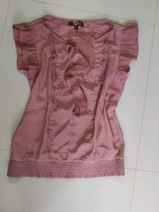 Peach Ruffle Top For Sale🍑