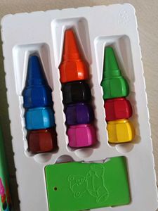 Camlin Finger Crayons - 10 Shades