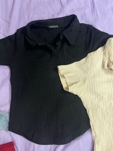 Ribbed Tops Set of 3