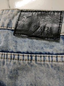 Zara Ice Blue Unisex Denim Jeans