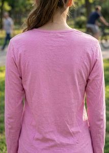 Pink Graphic Long Sleeve T-Shirt
