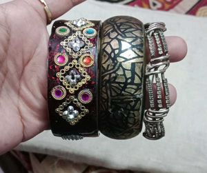 Set of 3 Ethnic Bangles