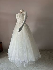 Elegant White Bridal ball gown