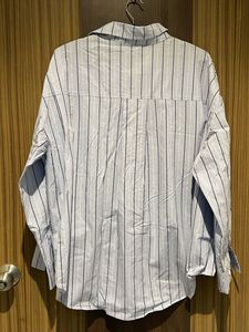 Fashionable Stripped Blue Long Shirt