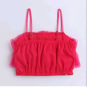Girls' Stylish Top and Bell Bottom Pants Set