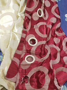Retro Ring Pattern Curtains