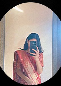 Elegant Red Banarasi Saree