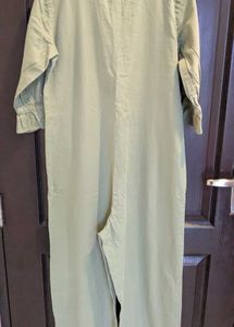 Olive Green Utility Jumpsuit