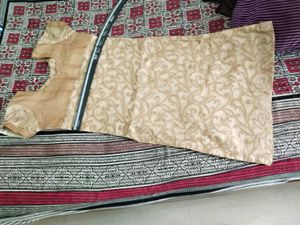 Beautiful Golden Chanderi Kurta