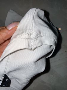 White Cropped T-Shirt
