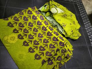 green saree