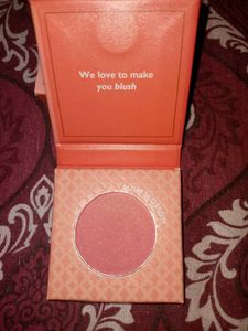 just herbs peach powder blush