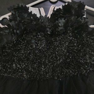 Stunning Black Embellished Gown