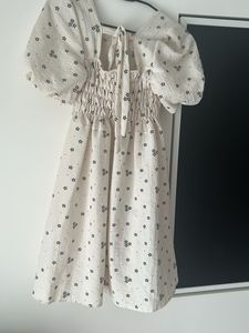 Cute Floral Print Mini Dress
