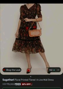 Puff Sleeve Dress