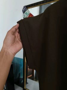 Brown Cropped T-Shirt