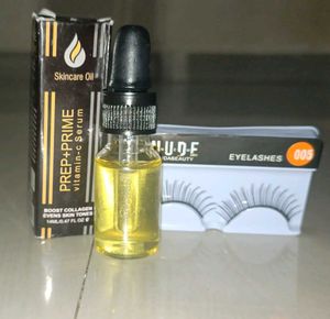 Vitamin C Serum &amp; False Lashes Set