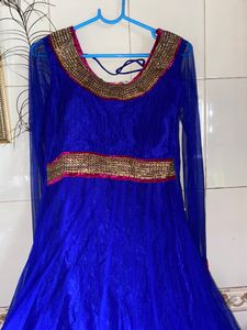 Blue/ Pink Anarkali