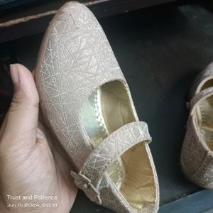 Rose Gold Girls Sandals