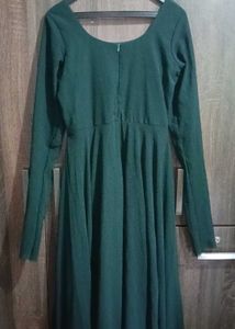 Elegant Green Embroidered Gown