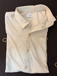 Celio Men's Cream Casual Shirt