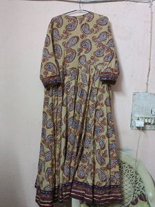Afsana Floor Length Anarkali Kurti With Long Flair