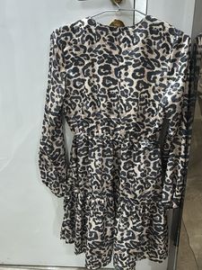 leopard print dress