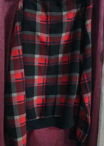 Plaid Pattern Sweater