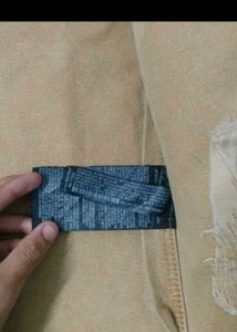 Distressed Tan Western Shirt