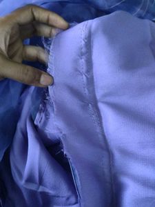 Lavender Floral Sheer Kurta