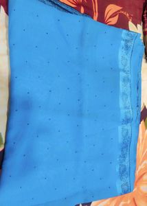 Sky Blue Dress Material