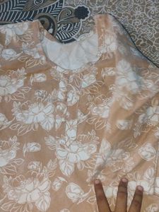 Floral Print Kurta